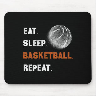 Eat Sleep Basketball Repeat 1 Mouse Mat