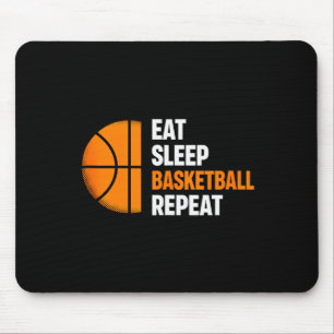 Eat Sleep Basketball Repeat Basketball Lover Tank Mouse Mat