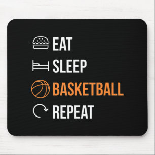 Eat Sleep Basketball Repeat  Basketball  Mouse Mat