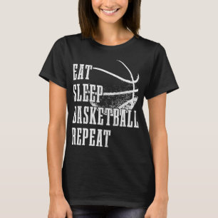 Eat Sleep Basketball Repeat Basketball Player Coac T-Shirt