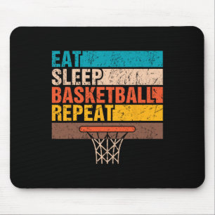 Eat. Sleep. Basketball. Repeat. Basketball Youths  Mouse Mat