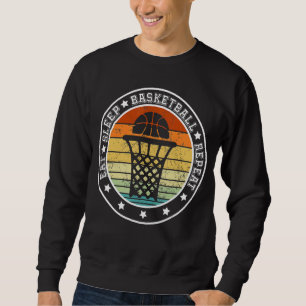 Eat Sleep Basketball Repeat Boy Youth Kid Basketba Sweatshirt