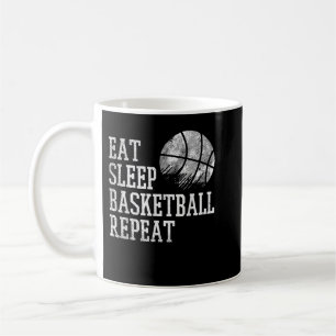 Eat Sleep Basketball Repeat Coach Player Men Women Coffee Mug