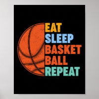 Eat Sleep Basketball Repeat for Men Teens Boys Gir