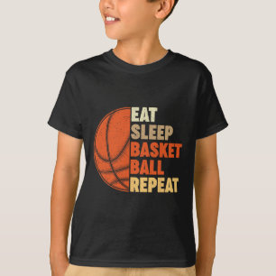 Eat Sleep Basketball Repeat for Player Vintage Fu T-Shirt