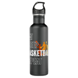 Eat Sleep Basketball Repeat Funny Tee for basketba 710 Ml Water Bottle