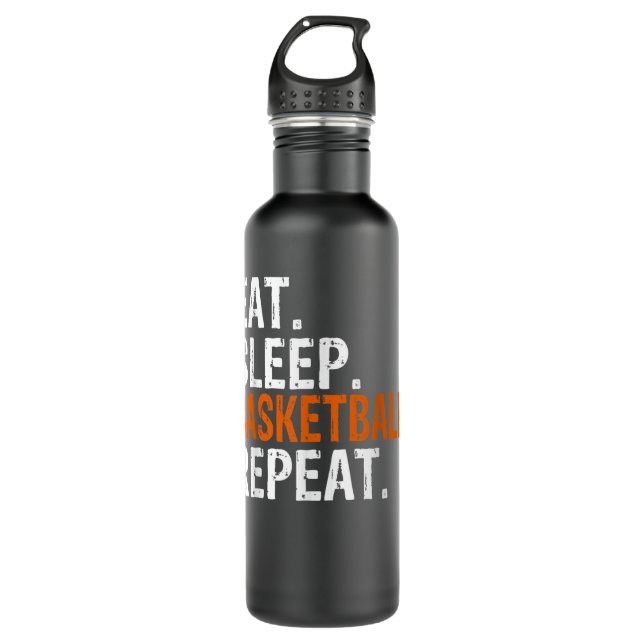 Eat Sleep Basketball Repeat Gift  710 Ml Water Bottle (Front)