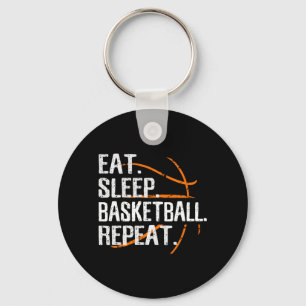 Eat Sleep Basketball Repeat - Gift For Basketball  Key Ring