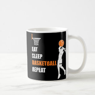Eat Sleep Basketball Repeat Girls Basketball Play Coffee Mug