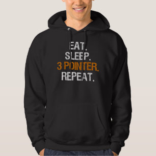 Eat Sleep Basketball Repeat Girls Basketball Playe Hoodie