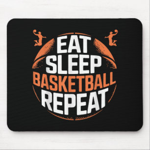 Eat Sleep Basketball Repeat Mouse Mat