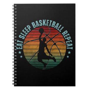 EAT SLEEP BASKETBALL REPEAT NOTEBOOK