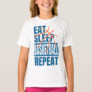 EAT SLEEP BASKETBALL REPEAT T-Shirt