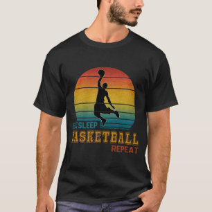 Eat Sleep Basketball Repeat T-Shirt
