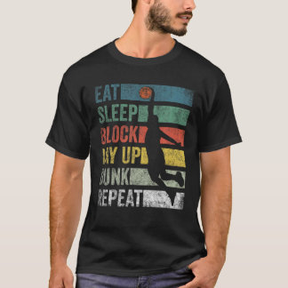 Eat Sleep Basketball Repeat T Shirt