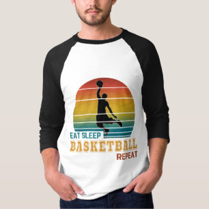 Eat Sleep Basketball Repeat T-Shirt