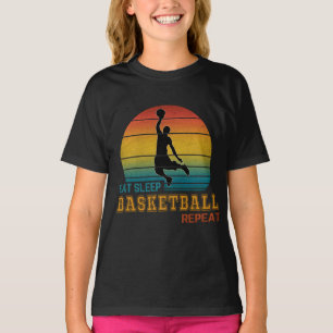 Eat Sleep Basketball Repeat  T-Shirt