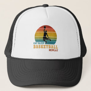 Eat Sleep Basketball Repeat  Trucker Hat