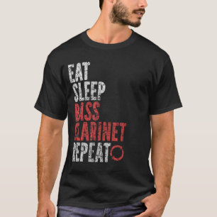Eat Sleep Bass clarinet Repeat T-Shirt