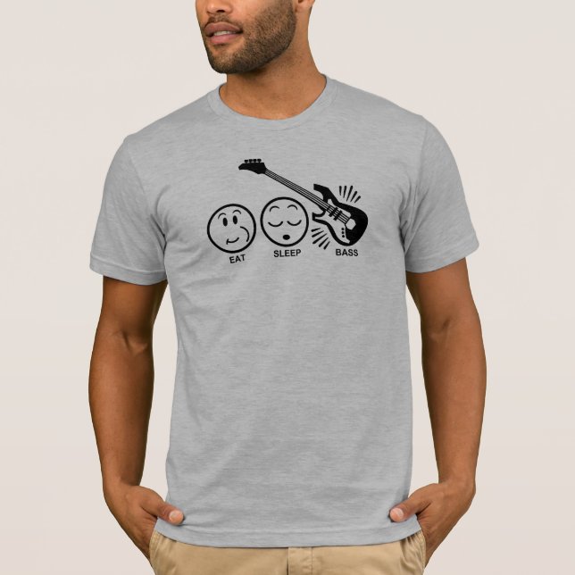 Eat Sleep Bass T-Shirt (Front)