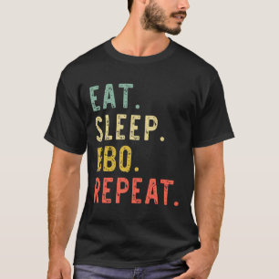Eat Sleep Bbq Repeat Rbecue Rbeque Funny Vintage T-Shirt