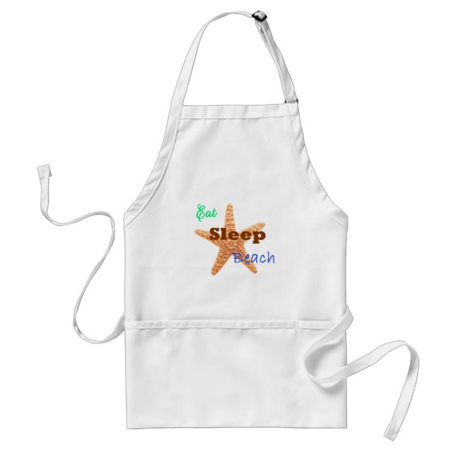 Eat Sleep Beach - Apron (Front)