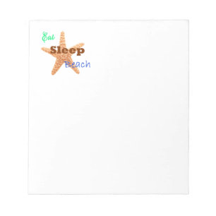 Eat Sleep Beach - Notepad