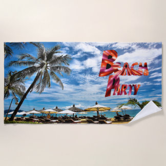 Eat Sleep Beach Repeat Towel