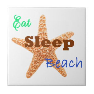 Eat Sleep Beach - Tile
