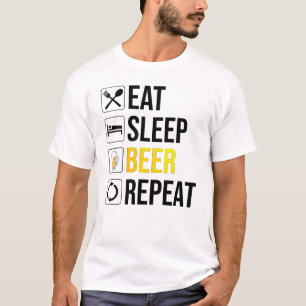 Eat Sleep Beer Repeat T-Shirt