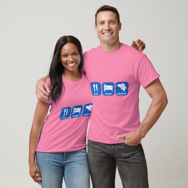 Eat Sleep Belgium T-Shirt (Unisex)