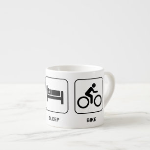 Eat Sleep Bike Espresso Cup
