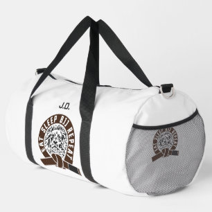 Eat Sleep BJJ Repeat - Brown Belt "Customisable" Duffle Bag