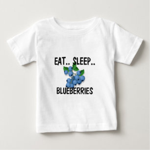 Eat Sleep BLUEBERRIES Baby T-Shirt