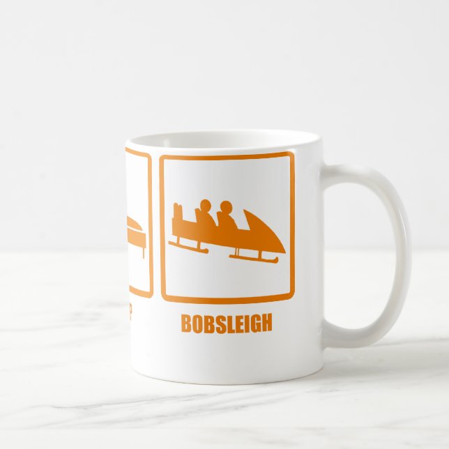 Eat Sleep Bobsleigh Coffee Mug (Right)