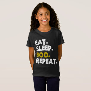 Eat Sleep Boo Repeat - Funny Halloween 2022 T-Shirt