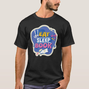Eat Sleep Book Back To School 3 T-Shirt