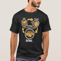 Eat Sleep Bowl Repeat - Funny Bowling