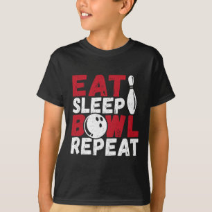 Eat Sleep Bowl Repeat T-Shirt