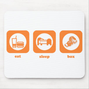 Eat. Sleep. Box. Mousepad