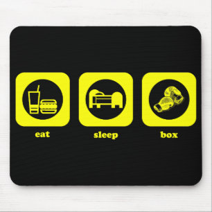 Eat. Sleep. Box. Mousepad