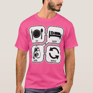 Eat Sleep Box Repeat Boxer T-Shirt