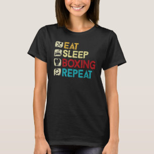 Eat Sleep Boxing Repeat Boxing Man Boxing Gloves C T-Shirt