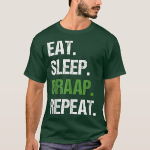 Eat Sleep Braap Repeat Funny Dirt Bike Motocross T-Shirt