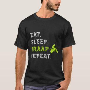 Eat Sleep Braap Repeat Hoodie Cool Motocross Dirt T-Shirt
