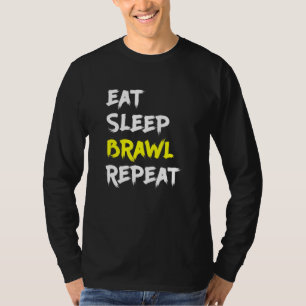 Eat Sleep Brawl Repeat Gamer Gamer Game Kid's Star T-Shirt