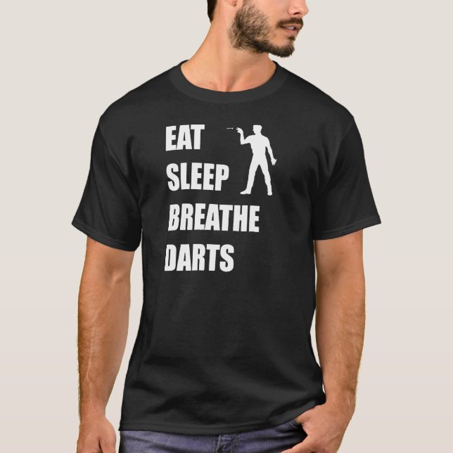 Eat Sleep Breathe Darts T-Shirt (Front)