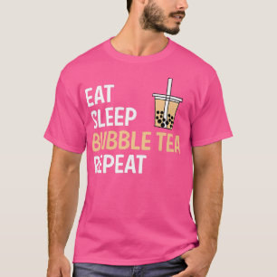 Eat Sleep Bubble Tea Repeat Boba Tea Premium  T-Shirt
