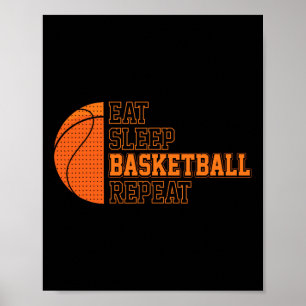 Eat. Sleep. Bysketbyll. Repeat. Bysketbyll Player Poster