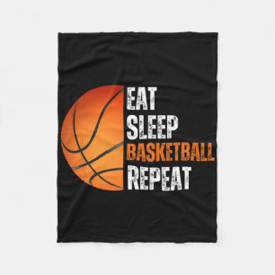 Eat Sleep Bysketbyll Repeat Gift For Bysketbyll Fa Fleece Blanket
